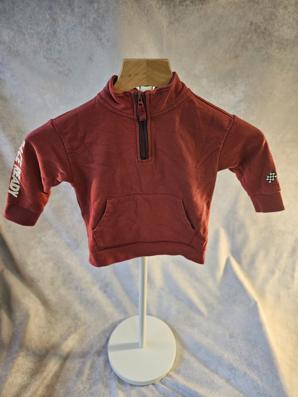 🏁 **Vroom Vroom! Race Ready 1/4 Zip Pullover Sweatshirt**